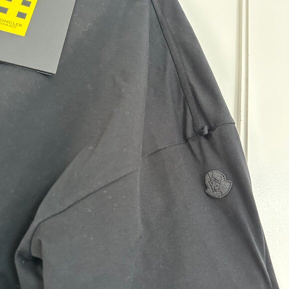 NWT Moncler x Alicia Keys Hoodie Sweatshirt Sz Small in Black Flared Sleeves - Picture 5 of 6